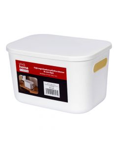 Caja organizadora plástica blanca