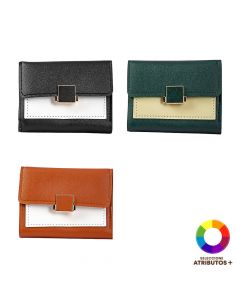 Cartera dama con broche surtido