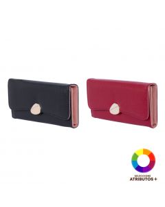 Cartera dama con broche