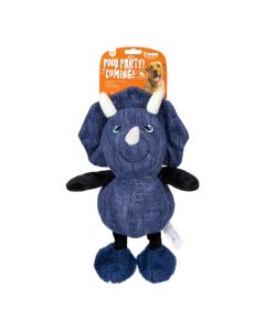 Peluche dinosaurio azul mascota