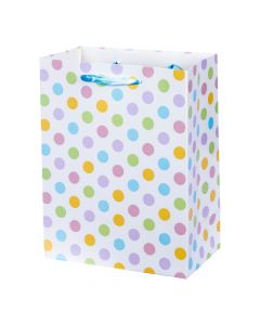 Bolsa diseño puntos multicolor