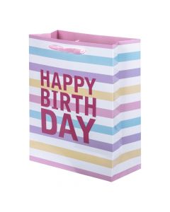 Bolsa de regalo cumpleaños 26x32cm