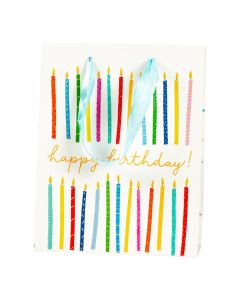 Bolsa de regalo candelas cumpleaños