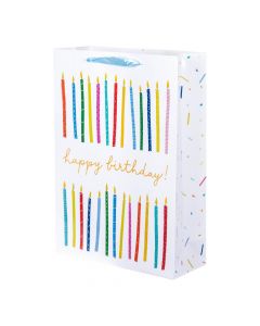 Bolsa cumpleaños con candelas