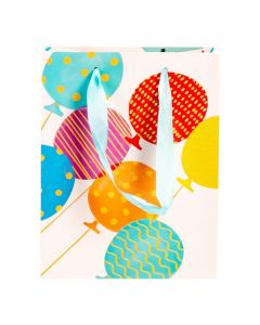 Bolsa de regalo globos multicolor