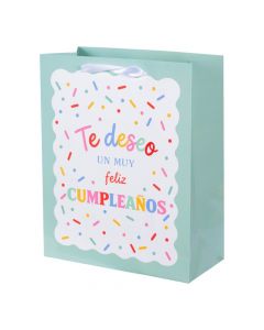 Bolsa de regalo cumpleaños mediana