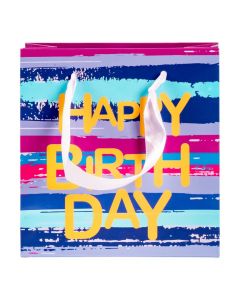 Bolsa de regalo 'Happy Birthday'