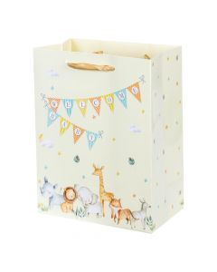 Bolsa de regalo welcome baby animales