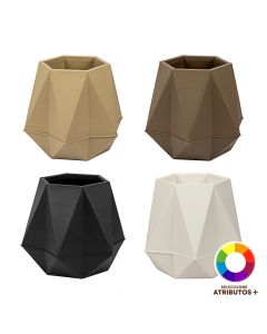 Maceta plástica diseño moderno