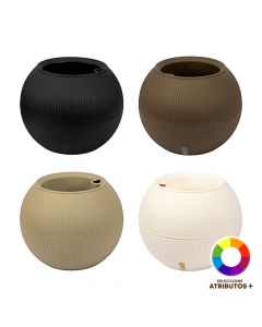 Maceta plástica alargada colores variados