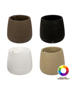 Maceta plástica decorativa