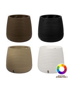 Maceta plástica decorativa