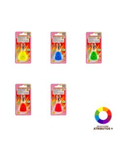 Llavero huella mascota LED