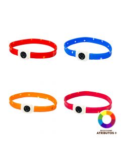 Collar mascota luz LED