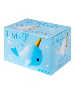 Lámpara plástica ballena 12cm