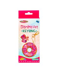 Llavero dona con diamantes