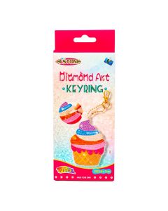 Llavero cupcake con diamantes