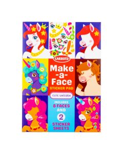 Hoja crear rostros unicornios