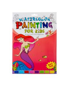 Hoja para colorear sirenita