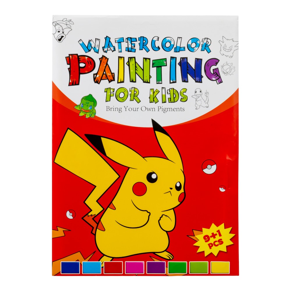 Hoja para colorear Pikachu