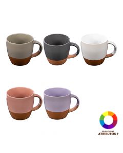 Taza de cerámica clásica.