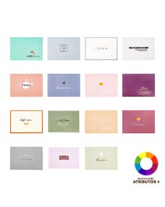 Tarjeta frases diseño inspirador