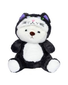 Peluche oso disfraz gato