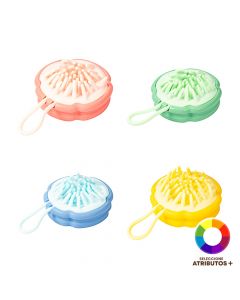 Cepillo plastico con relieve surtido