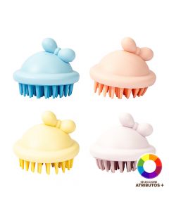 Cepillo facial redondo con relieve surtido