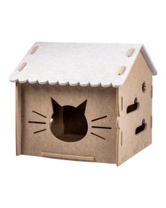 Casa armable para mascotas