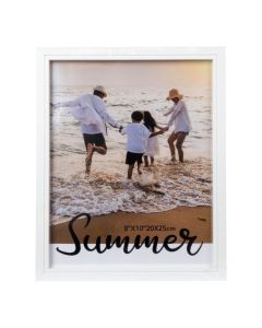 Portarretrato blanco 8x10 pulgadas