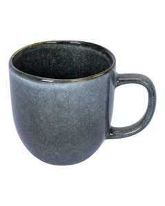 Jarra cerámica gris y negro