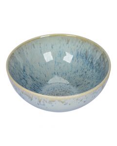 Bowl cerámica estampado celeste+gris