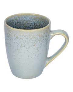 Jarra cerámica celeste y gris
