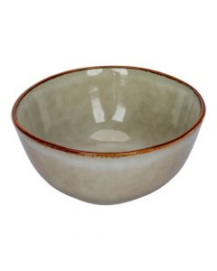 Bowl cerámica gris y marrón