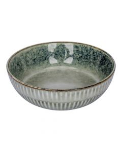 Bowl cerámica gris y azul