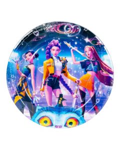 Plato estampado K-pop fiestas