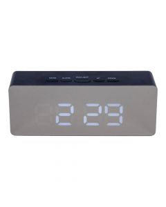 Reloj digital con espejo LED