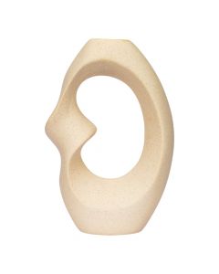 Jarrón estilizado de gres