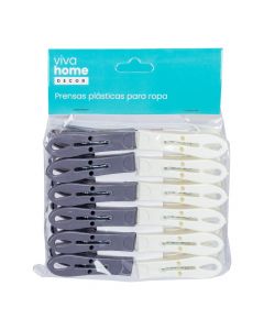 Set 12 pinzas ropa PP