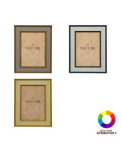 Portarretrato borde madera 5x7