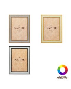 Portarretrato borde madera A4