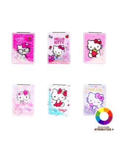 Espejo Hello Kitty con escarcha