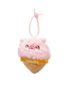 Llavero peluche cerdito adorable