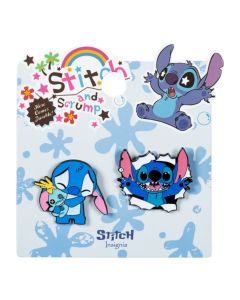 Pines metálicos Stitch surtido