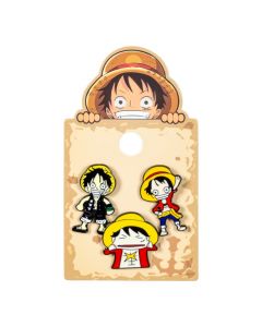 Pines metálicos One Piece surtido