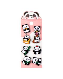 Pin panda 8 piezas surtido