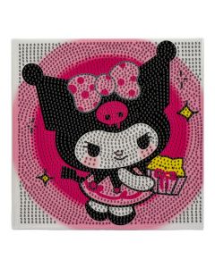 Cuadro diamante Kuromi 20x20cm