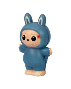 Figura plástica Labubu celeste
