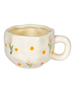 Jarra cerámica flor 300ml